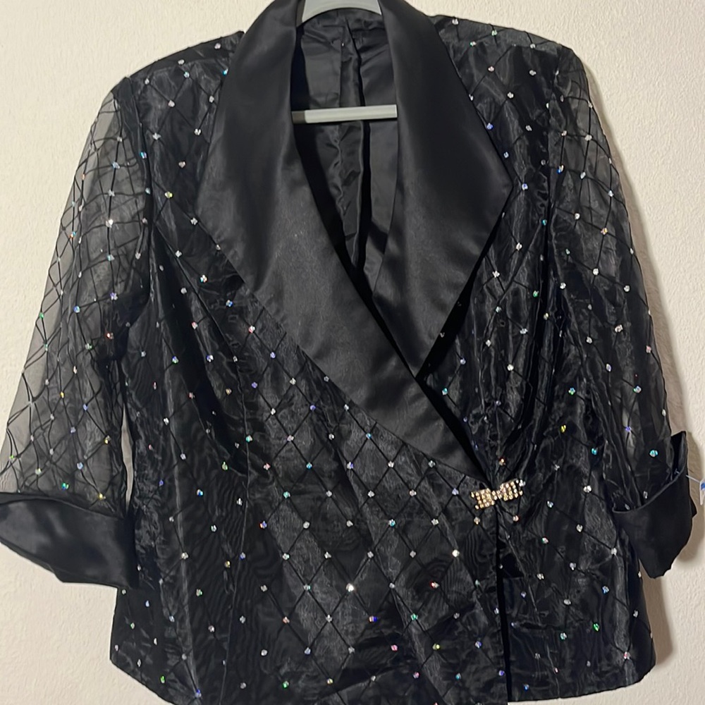Black Sparkle Blazer size 16